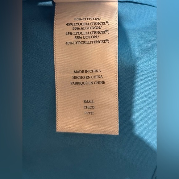 Rails Miriam Pacific Cotton Poplin Keyhole Tie Cami Smocked Waist Mini Dress - Picture 6 of 6